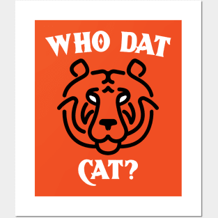 Who Dat Cat Posters and Art